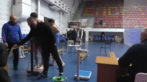 Взвешивание борцов до 79 кг.