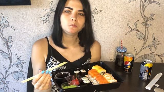 МУКБАНГ РОЛЛЫ СУШИ 🍣 АСМР 🥢 ASMR MUKBANG SUSHI ROLLS 💋🍱 смотреть онлайн