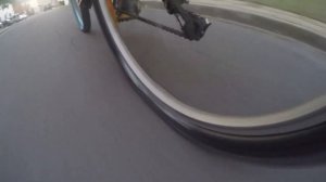 Testing my new Schwalbe Smart Sam 26x2.10 on the street