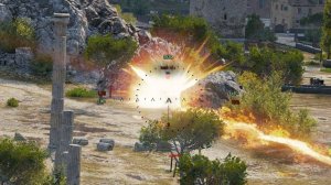 Мой самый первый бой на AMX 13 75. И он удачный. :) Утёс. 20250123 2243.