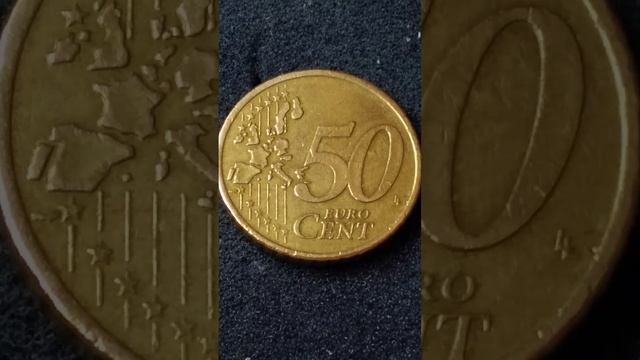 2002, 50 Cent euro, Rare and Value Coin, Irland. смотреть онлайн