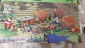 Лего Деревня Майнкрафт. Часть 1. Четыре блока.