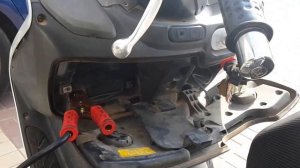 How to jump-start Scooter joymax 250 with dead battery