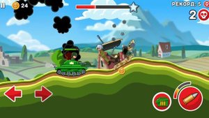 Игра Сражения на танке кобра Hills of Steel Играть