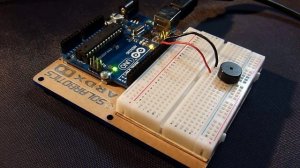 Play simple melodies and sounds with an Arduino and a piezo speaker