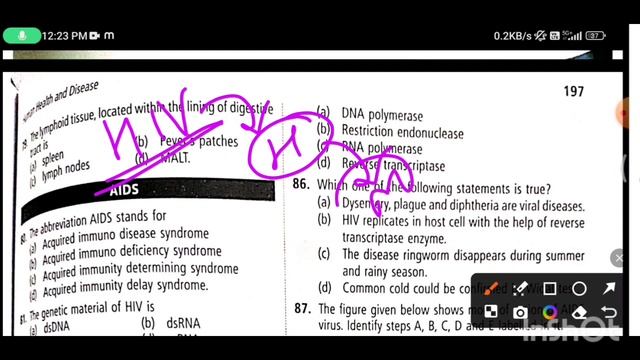 Human Health and Disease Biology NCERT|Abvmu bsc nursing cent 2024