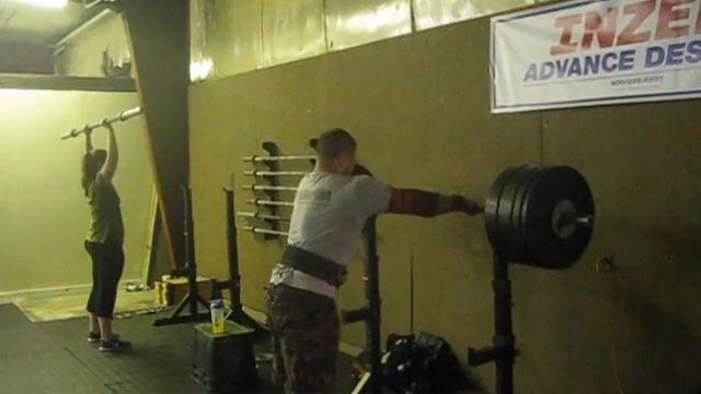 Tom Mutaffis - 310 lbs Strict Press смотреть онлайн