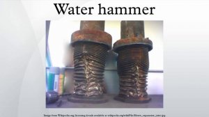 Water hammer