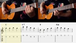 Спят усталые игрушки разбор на гитаре