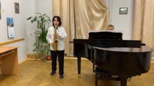 Жаворонок- Никольская Устинья саксофон. В Керма Пальцы Руди. Преподаватель зас. артист РФ Сокол Б.В