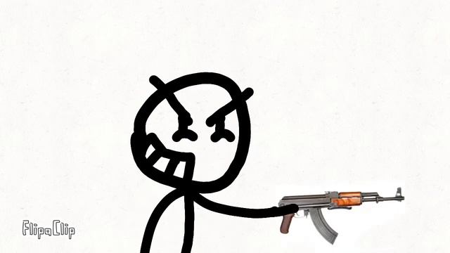 Henry stickman animation! Henry with ak-47 смотреть онлайн