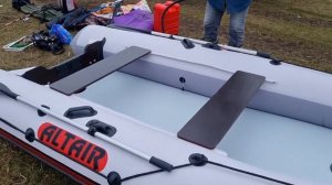 Обзор лодки ALTAIR PRO 385 с Airdeck Часть 1