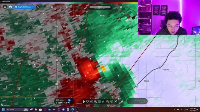 LIVE  TORNADO OUTBREAK COVERAGE part 2 ! APRIL 27 2024 SEVERE WEATHER OUTBREAK