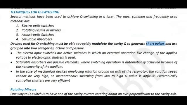 How does a Q-switch laser work? | What is Q switching technique? смотреть онлайн