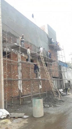 Folding padh plaster in brick walls...!!!