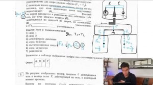 На весах, находящихся под герметично закрытым стеклянным колпаком, заполненным сжатым - №27905