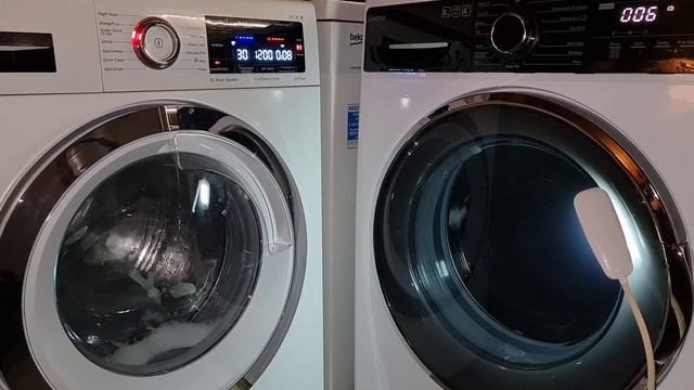 Bosch Serie 8 vs Lamona 8kg - Super Quick 15 vs Rapid 12 Race смотреть онлайн