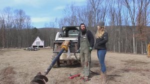 Жизнь с нуля #033. Солнечные панели. Подготавливаем место для установки панелей.