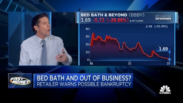 What Bed Bath and Beyond's bankruptcy warning could mean for meme stocks