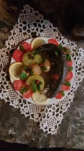 Лосось на пару. Кушать подано.