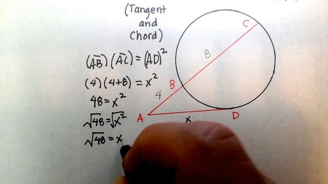 Circles: Segment Measurements (Tangent & Chord) смотреть онлайн