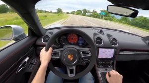 Porsche 718 Cayman GTS 2021 [4.0 л. 6MT 400 л.с.] POV Test Drive