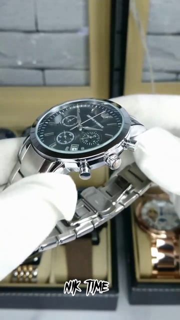 Часы кварцевые с хронографом Armani ⌚ смотреть онлайн