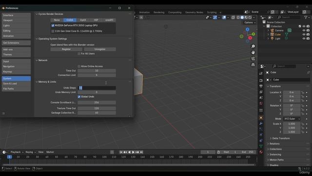 3 -Important settings of Blender