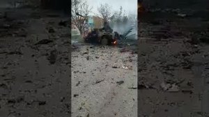 Центр Баштанки после боя