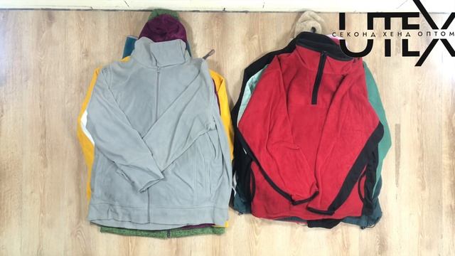 Фліс, сорт Екстра. 5$/кг (20 кг) лот #53200 UTEX Секонд Хенд оптом Ютекс смотреть онлайн