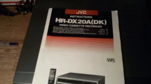 видеомагнитофон JVC HR-DX20A(DK)(НАЗАД В ПРОШЛОЕ№41)