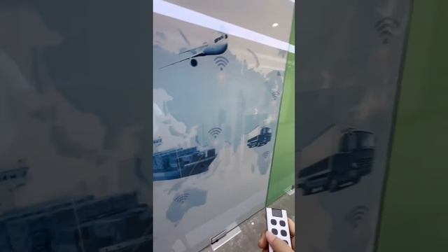 Плёнка с изменяемой прозрачностью.