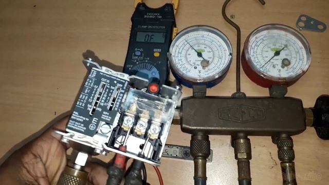 How to adjust a pressure switch- Danfoss KP1 смотреть онлайн