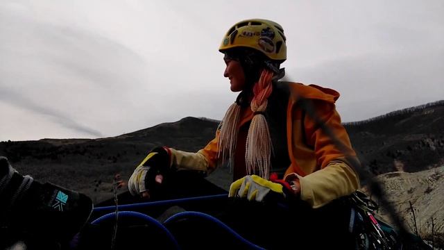 Зимний альпинизм в Новороссийске. Карьер Долина динозавров