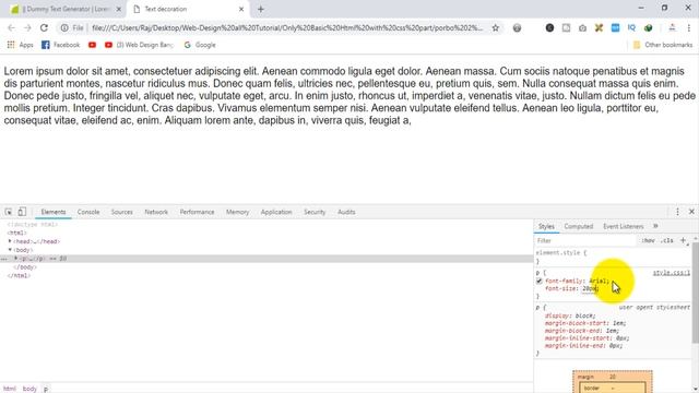 Web Design Bangla Tutorial Part-21 [ 2020 ] | Font Customize in Css?