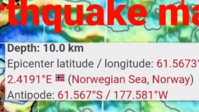 The mag 5.2 Norway quake revisited | Gravitation Anomaly Map смотреть онлайн