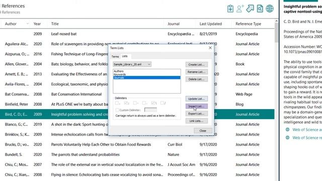 In action: EndNote 20 (Windows) term lists смотреть онлайн