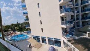 ТЕРРИТОРИЯ отеля Infinity Beach 4* (вид из нашего отеля)