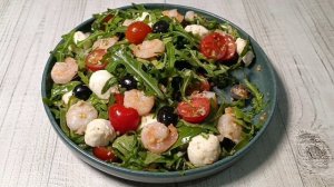 Очень Простые и Вкусные Салаты с Креветками и Рукколой