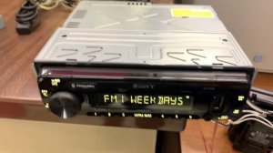 Testing Sony DSX-GS80 Car Audio In-Dash Unit Digital Media Receiver Black