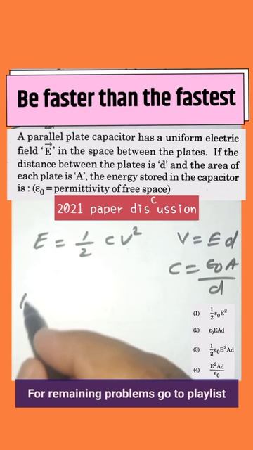 Trick-13) 2021 physics paper discussion | #shorts #backtobasics #ytshorts