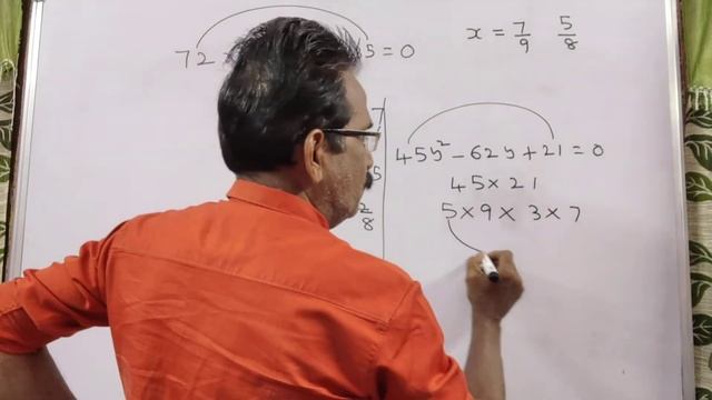 Quadratic Equations for bank | ssc cgl || 72x2 - 101x + 35 =0