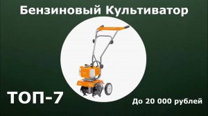 ТОП-7. Бензиновый культиватор до 20 000 рублей