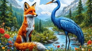 Умный Лис и Журавль