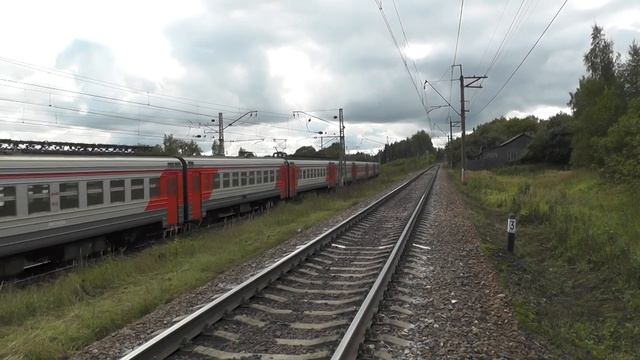 Электропоезд ЭР2Т-7178 перегон Икша - Катуар смотреть онлайн