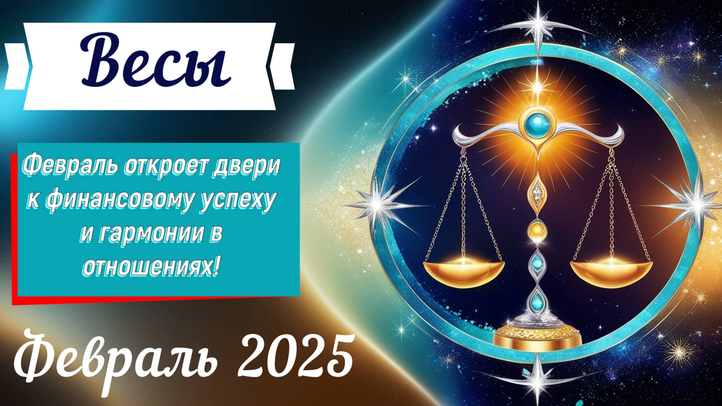 Весы♎️ -  Февраль 2025: Удача в финансах!!!