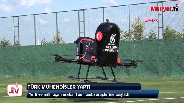 Yerli ve milli uçan araba "Tusi" test sürüşlerine başladı смотреть онлайн