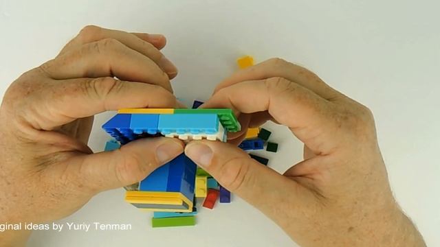 Lego 10696 Excavator MOC 🚚 How to Build John Deere Excavator from LEGO 10696 💰👍 Save Money & Space