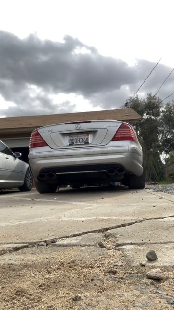 2003 Mercedes CL55 AMG Straight Pipe Warm Start And Rev (Secondary Cat and Resonator Delete) смотреть онлайн