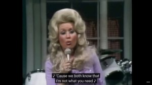 Voice extracted from Dolly Parton's I Will Always Love You